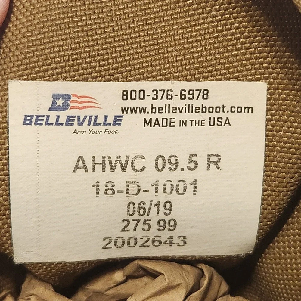 Belleville boots are